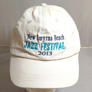 New Smyrna Beach Jazz Festival 2013 Embroidered Adjustable Strapback Hat Cap